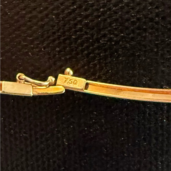 K18 (real gold, not plated) cute bangle - Picture 2 of 5